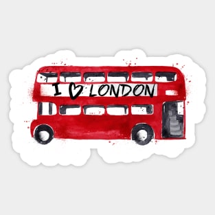 I Love London Sticker